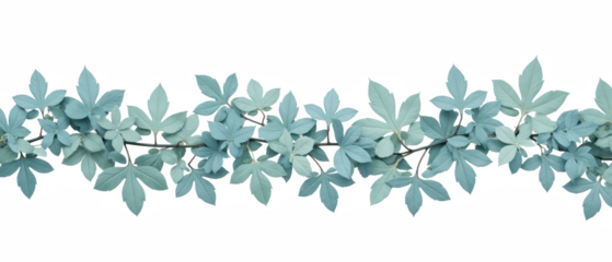 Lush green leaves create serene and calming atmosphere, perfect for nature themed designs or backgrounds