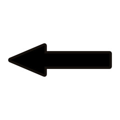 black arrow icon