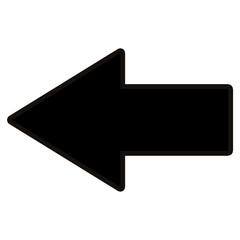 black arrow icon