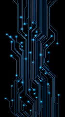 Abstract vertical circuit board design