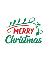 Fototapeta premium merry christmas vector typography for t-shirt design