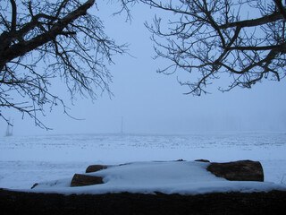 The Edge of the World: Winter Fog