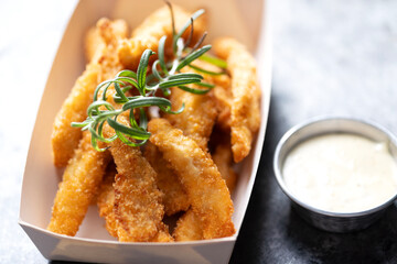pan fried breaded chicken tenders