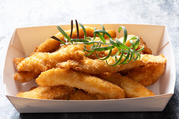 pan fried breaded chicken tenders