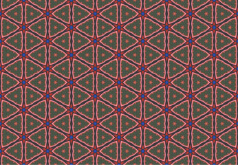 Seamless Visual Graphic Interior Fabric Perspective Fashion Wallpaper Textile Background Geometric Shape Luxury Art Design Texture Symmetric Endless Template Tile Decoration Digital Cloth Pattern.