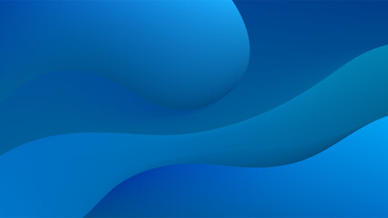 ABSTRACT BACKGROUND GRADIENT MESH SMOOTH LIQUID BLUE COLOR WITH HAND DRAWN ORGANIC SHAPES DESIGN VECTOR TEMPLATE GOOD FOR MODERN WEBSITE, WALLPAPER, COVER DESIGN 