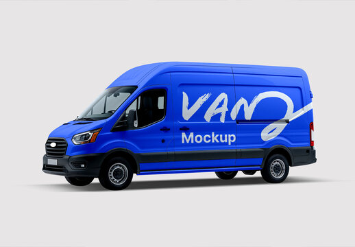 Delivery Van Mockup