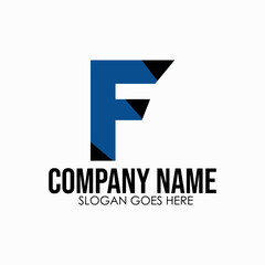 Letter F logo for strong brand identity