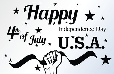 USA 4th of july background, banner, Happy independence day USA