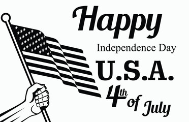 USA 4th of july background, banner, Happy independence day USA