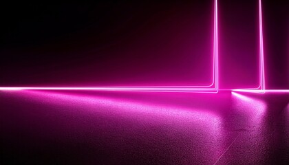 pink neon corner line illustartion
