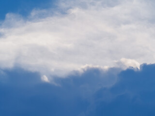 The clouds in the sunset sky are beautiful.