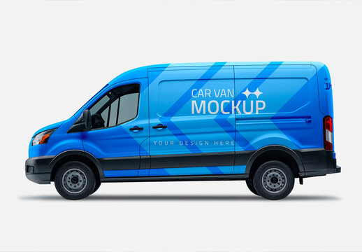 Car Van Mockup