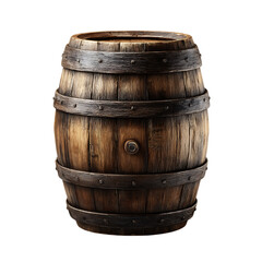 Fototapeta premium Wooden barrel png
