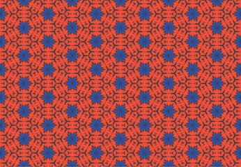 Seamless Visual Graphic Interior Fabric Perspective Fashion Wallpaper Textile Background Geometric Shape Luxury Art Design Texture Symmetric Endless Template Tile Decoration Digital Cloth Pattern.