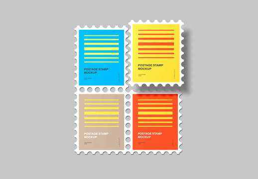 Postage Stamp Mockup