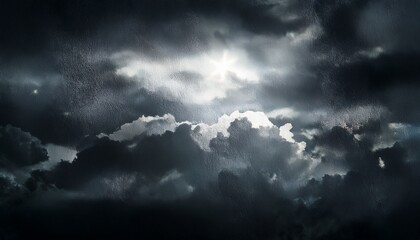 Obraz premium dark cloudy textured background with light glow