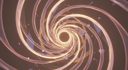 Abstract swirling vortex pattern background