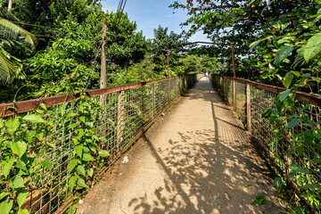 Bridge over a River at Ratnapura in Sri Lanka