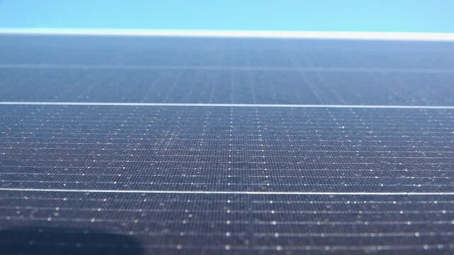Solar panels on the roof of old Soviet apartment buildings. Solar power plant on the roof. Solar panels on the roof of an apartment building. 