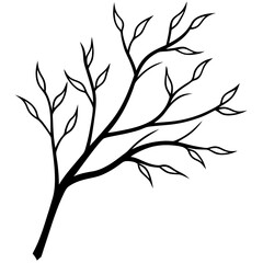Fototapeta premium vector tree silhouette