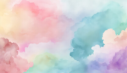 Abstract watercolor background, Pastel Dreams Watercolor Texture Background