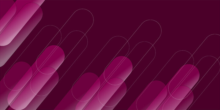 Abstract geometric dark pink and reed square theme overlap background modern ilustrator