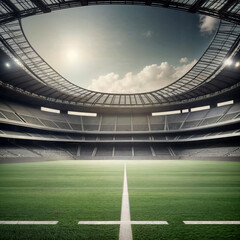 Obraz premium abstract background with a soccer ball