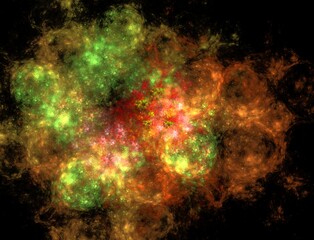 Imaginatory fractal abstract background Image