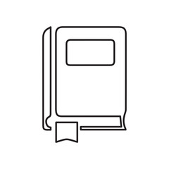 diary line icon