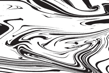 Black and White Marble Ink Swirl Texture