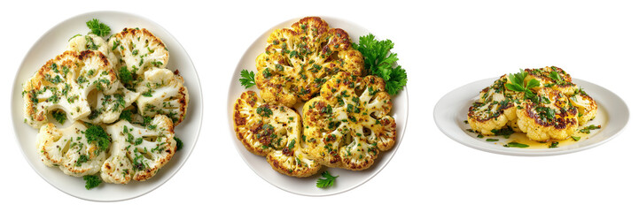 Delicious grilled cauliflower steaks recipe kitchen food photography