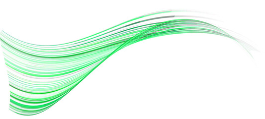 Abstract Green Energy Flow: Dynamic Swirling Lines, Bright Neon, Technology Background