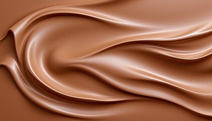 Smooth Chocolate Texture Background for Culinary and Design Use