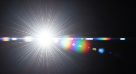  Soft Prism Light Flare Background
