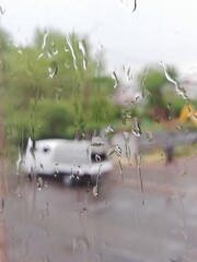 rain on the window