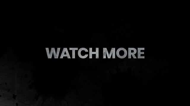 Watch More – Engaging 3D Text Animation in 4K for Viewer Retention