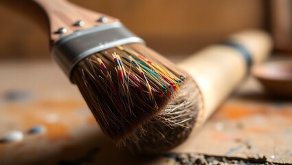 Fototapeta premium brushes and paints