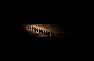 Gayageum is a traditional Korean instrument.
