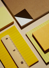 Various notes and memo pad images.

