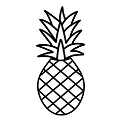 pineapple vector icon