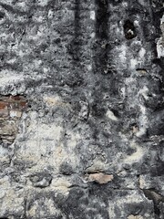 Old Wall with Mixed Stone and Brick Background