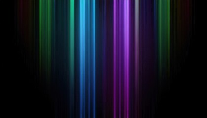 vibrant diagonal light trails in purple blue and teal on black background for futuristic design or tech branding