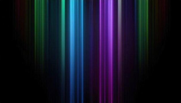 vibrant diagonal light trails in purple blue and teal on black background for futuristic design or tech branding