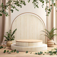 Podium product stage background