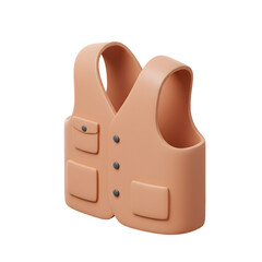 3D Outdoor Utility Vest with Pockets for Camping, Hiking, and Survival Adventure Equipment
