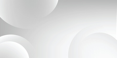 minimalist white abstract background featuring overlapping curves and circular shapes in various shades of gray, creating a smooth gradient and subtle depth