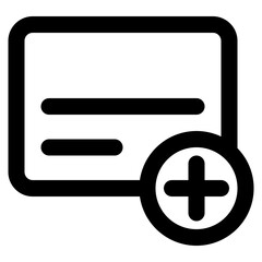 Obraz premium Add Subtitle Icon