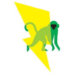 electric monkey logo
