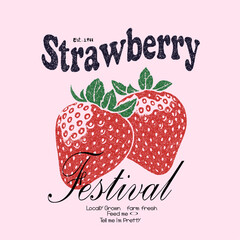 women's food fashion vibes trendy strawberry illustration artwork , t-shirts, sweatshirt fruits print design, Trendy Strawberry Tee Shirt, Fruit vintage t-shirt (1)